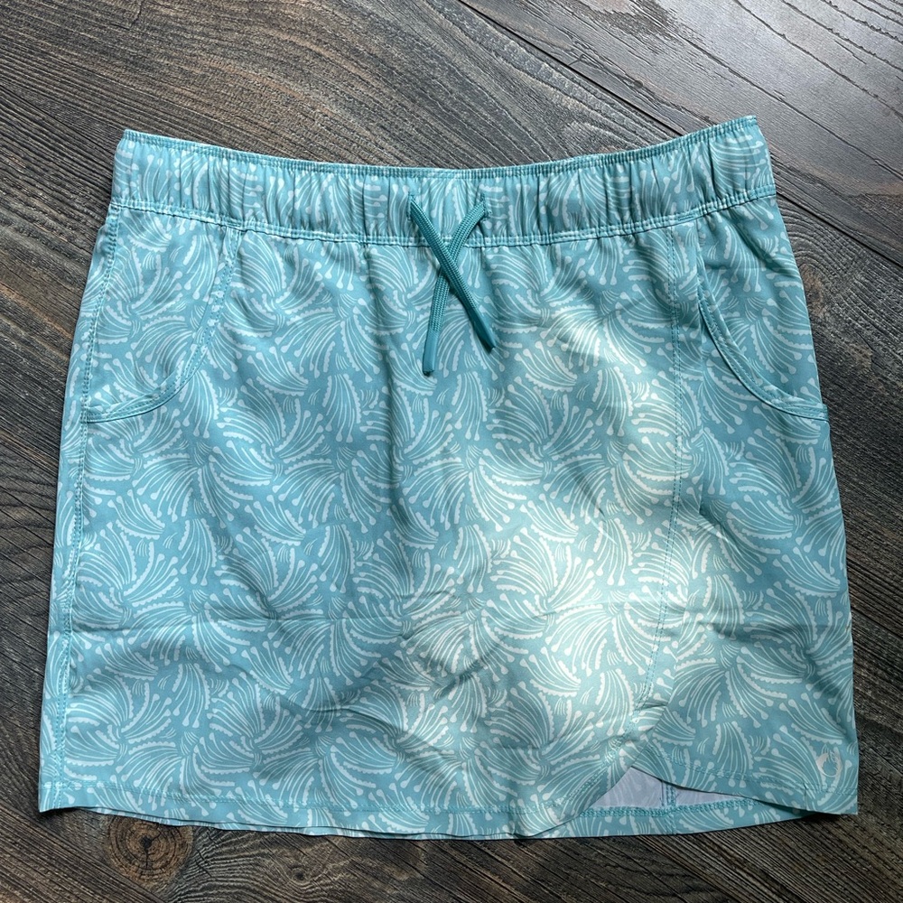 Blue Patterned Women's Skirt